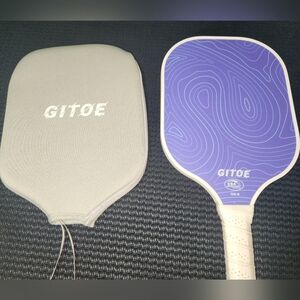 GITOE GO-II Purple Pickleball USAPA Approved Carbon Fiber Paddle With Cover NEW